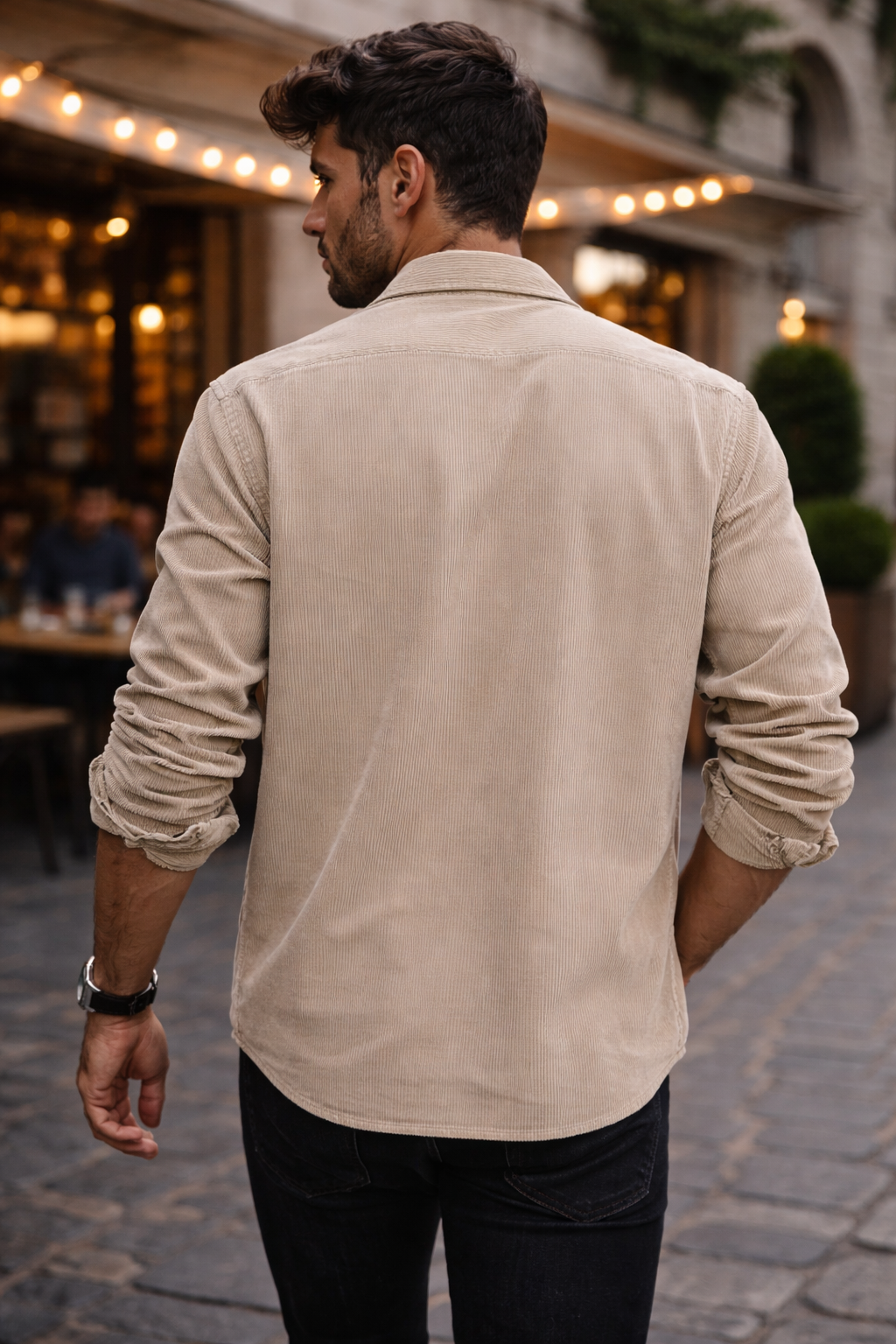 Camicia Velluto Premium – Fit Moderno Primaverile