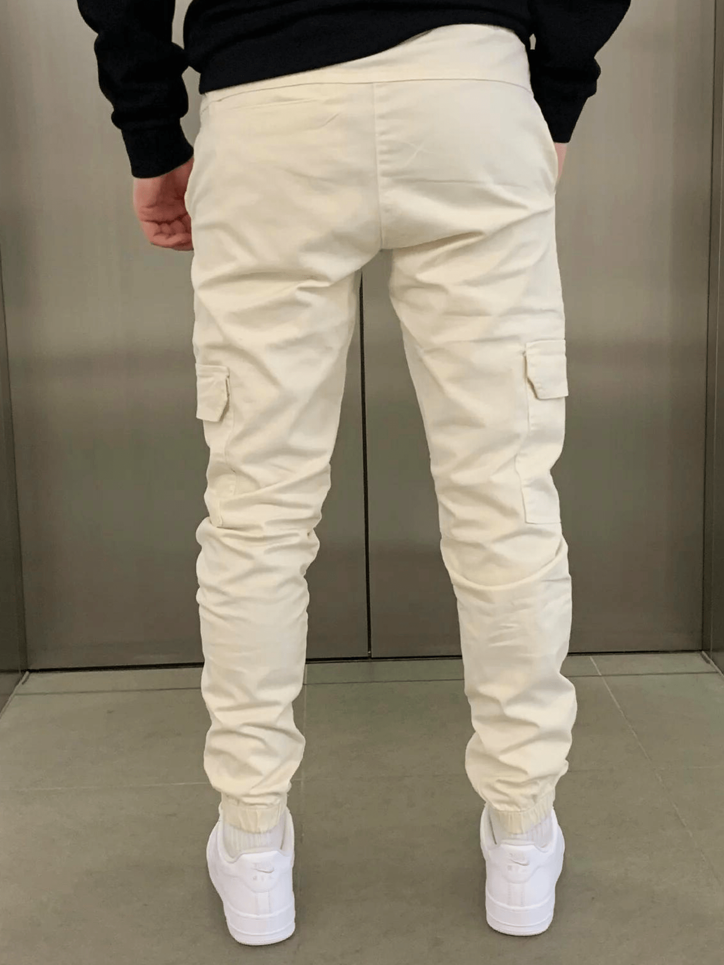 Jogger Cargo - Crema