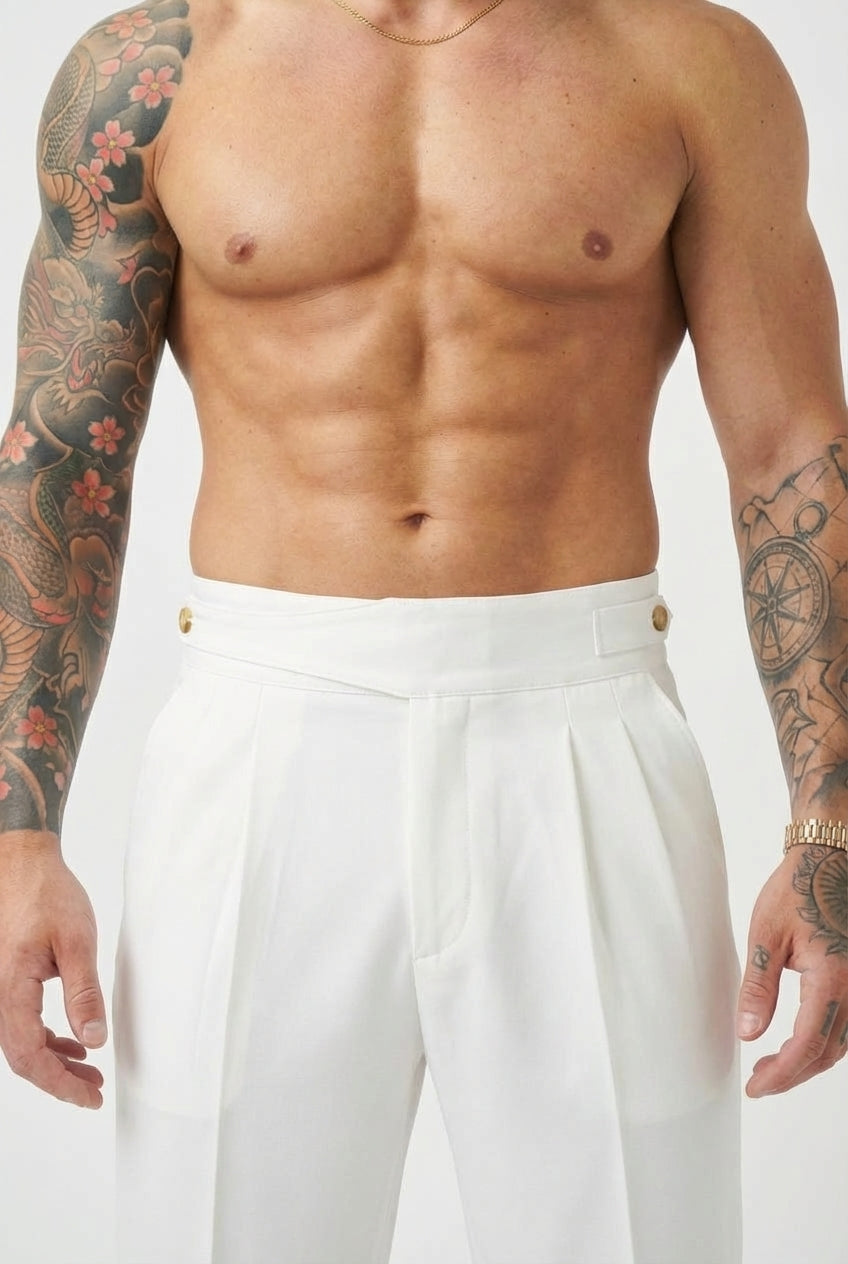 Pantaloni Lockhart - Bianchi