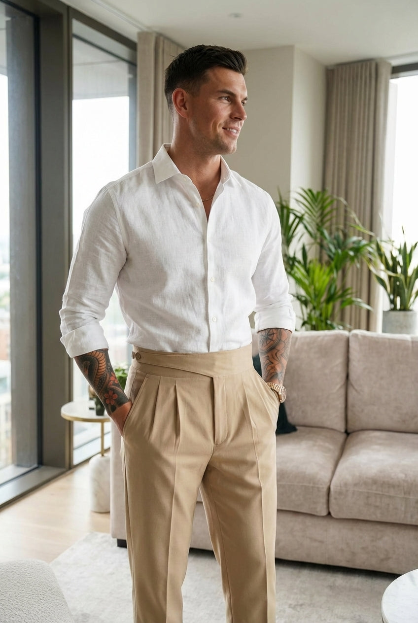Pantaloni Lockhart - Crema