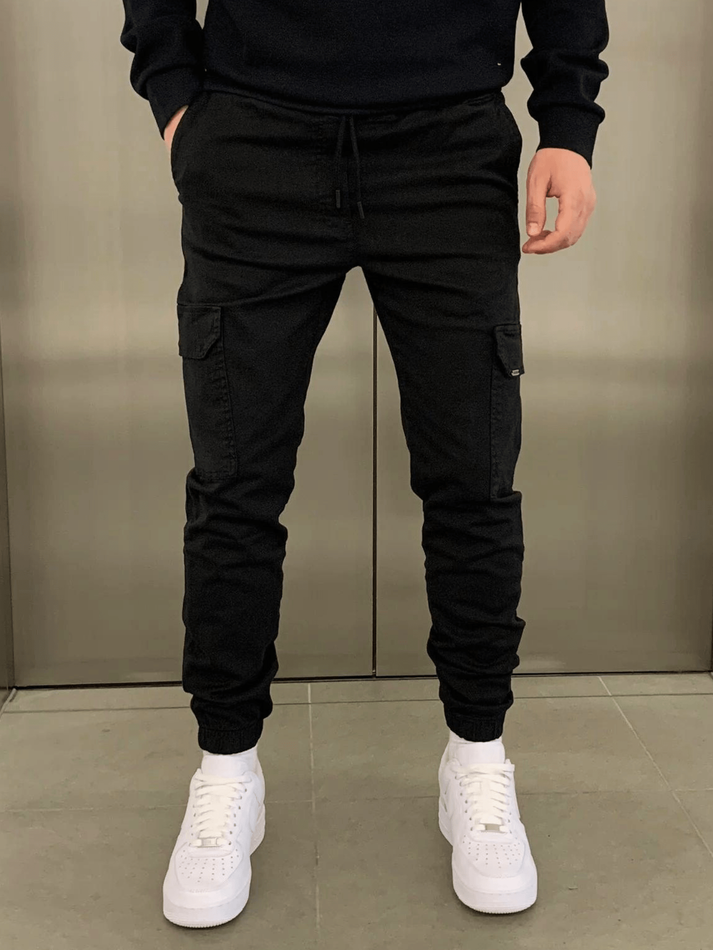 Jogger Cargo - Nero