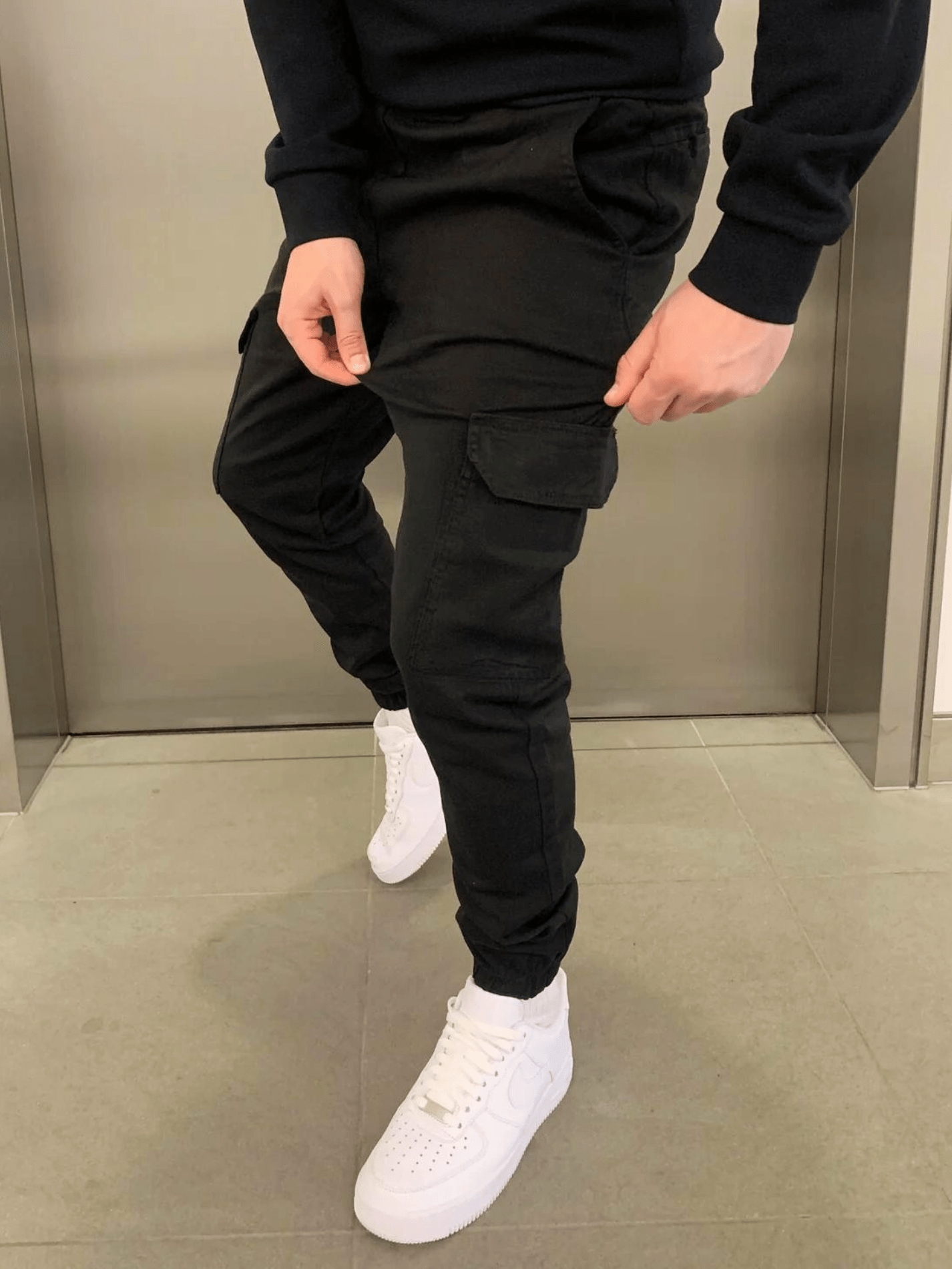 Jogger Cargo - Nero