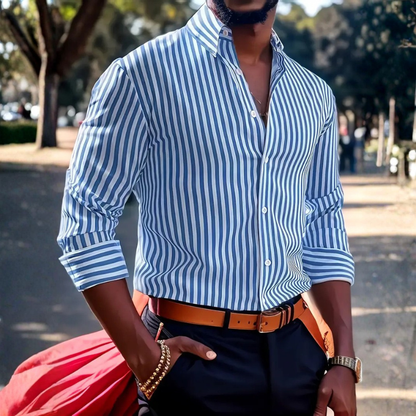 Camicia elegante a righe