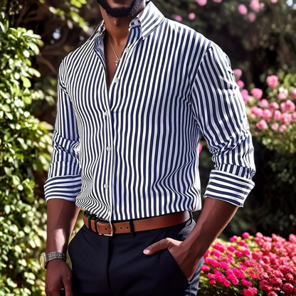 Camicia elegante a righe