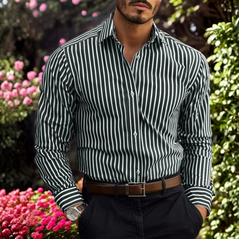 Camicia elegante a righe