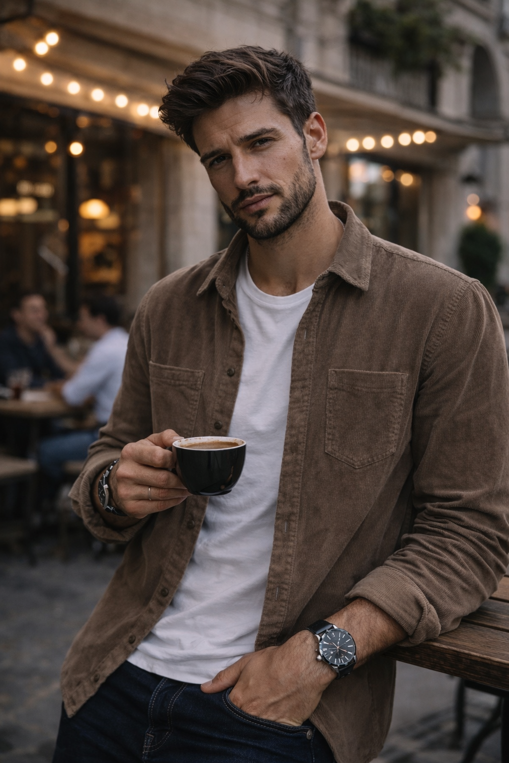 Camicia Velluto Premium – Fit Moderno Primaverile