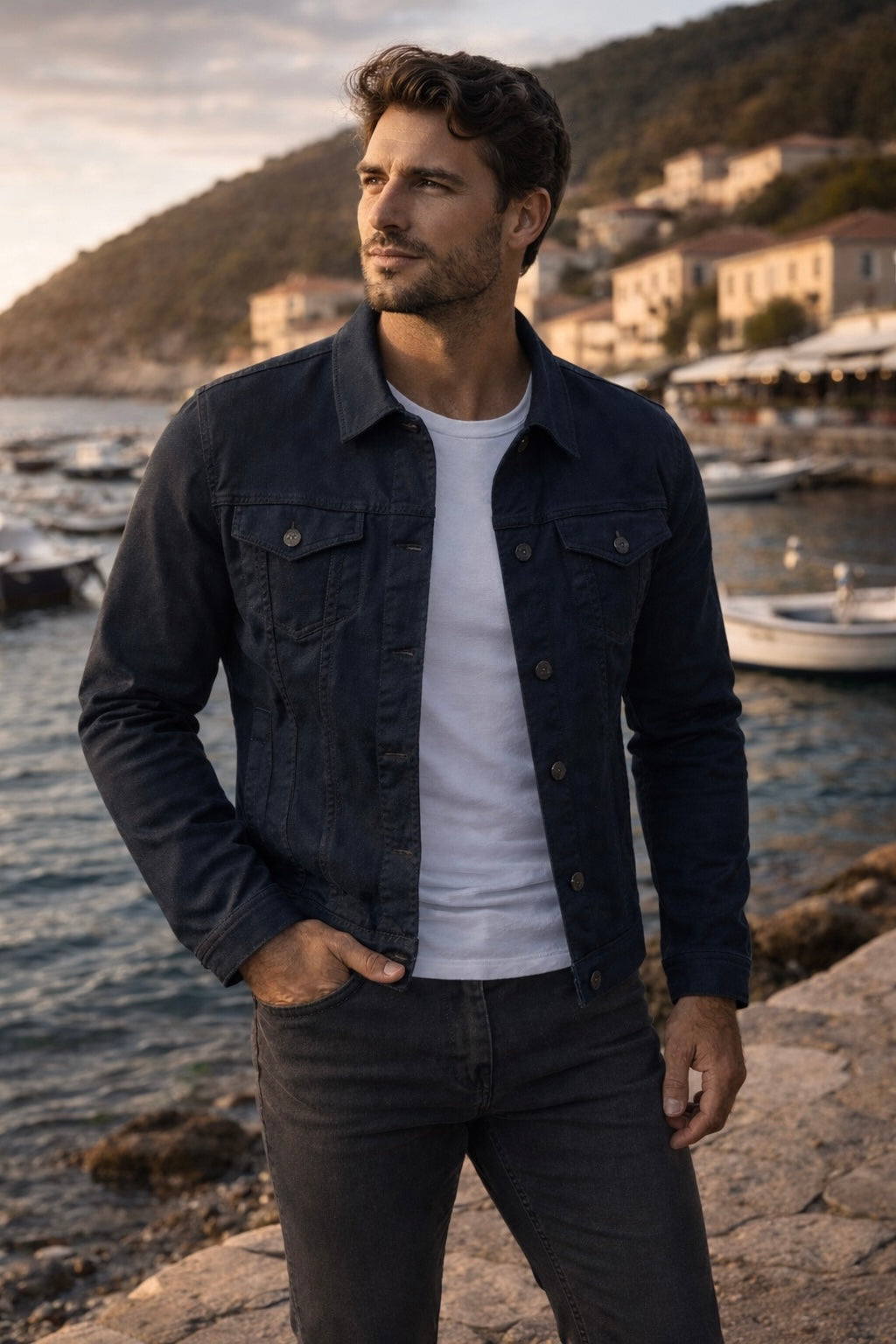 Giacca di Jeans da Uomo