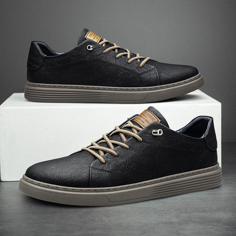 TRAINER IN PELLE OXFORD