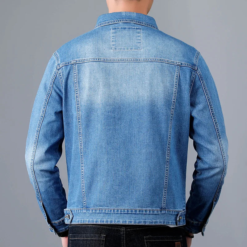 Clariselle Billy — Giacca di Jeans Uomo in Denim Premium