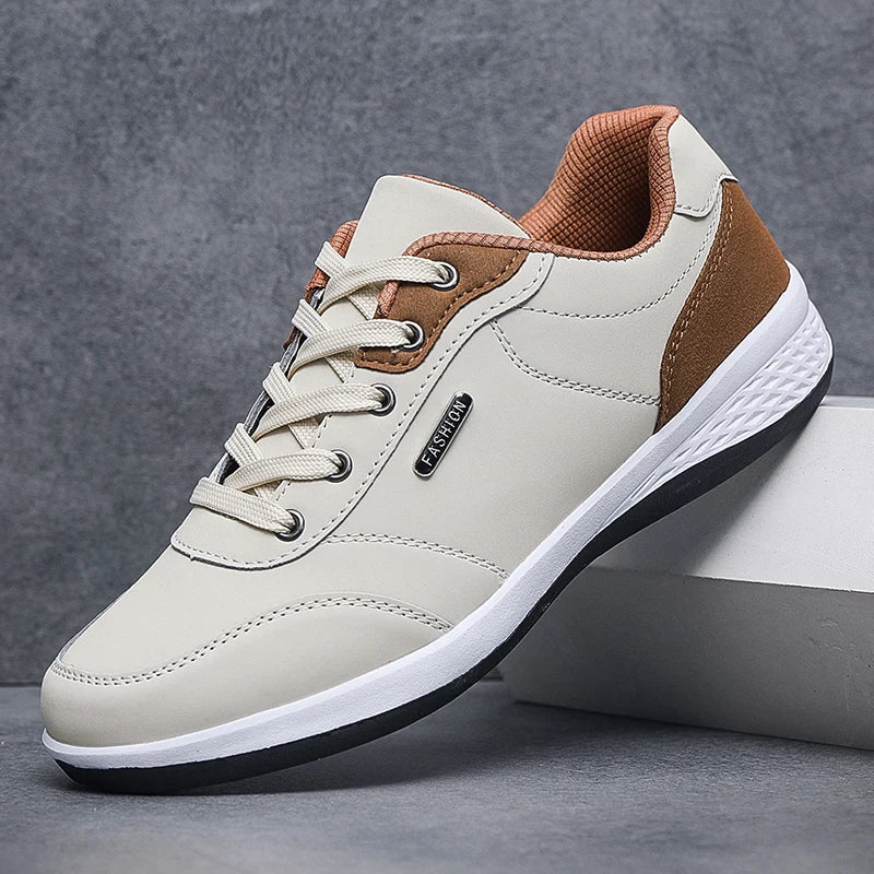 Sneaker in Pelle Da Uomo – Antiscivolo e Ammortizzate