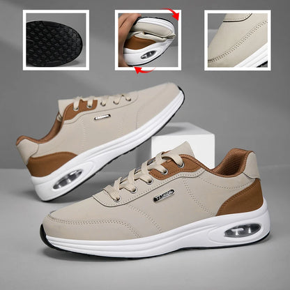 Sneaker in Pelle Da Uomo – Antiscivolo e Ammortizzate