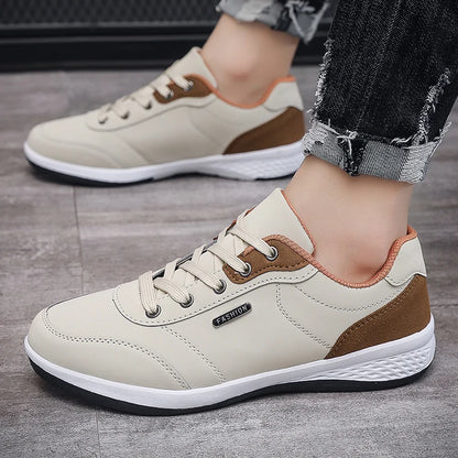 Sneaker in Pelle Da Uomo – Antiscivolo e Ammortizzate