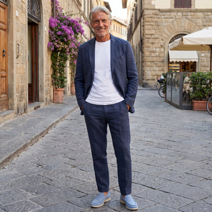 Completo Uomo in Lino Premium – Eleganza Estiva