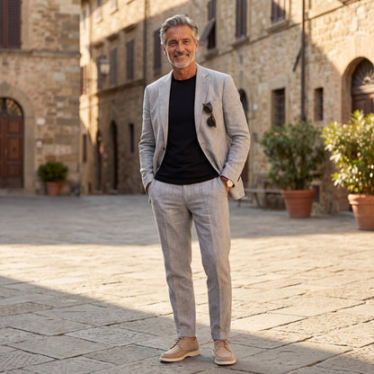 Completo Uomo in Lino Premium – Eleganza Estiva