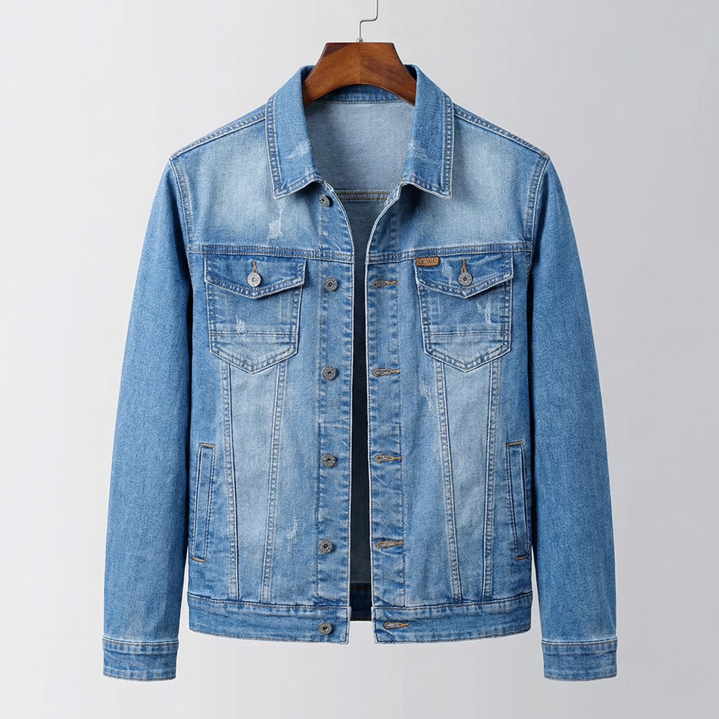 Clariselle Billy — Giacca di Jeans Uomo in Denim Premium
