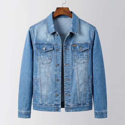 Clariselle Billy — Giacca di Jeans Uomo in Denim Premium