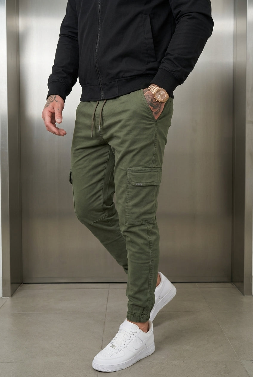 Jogger Cargo - Verde Militare