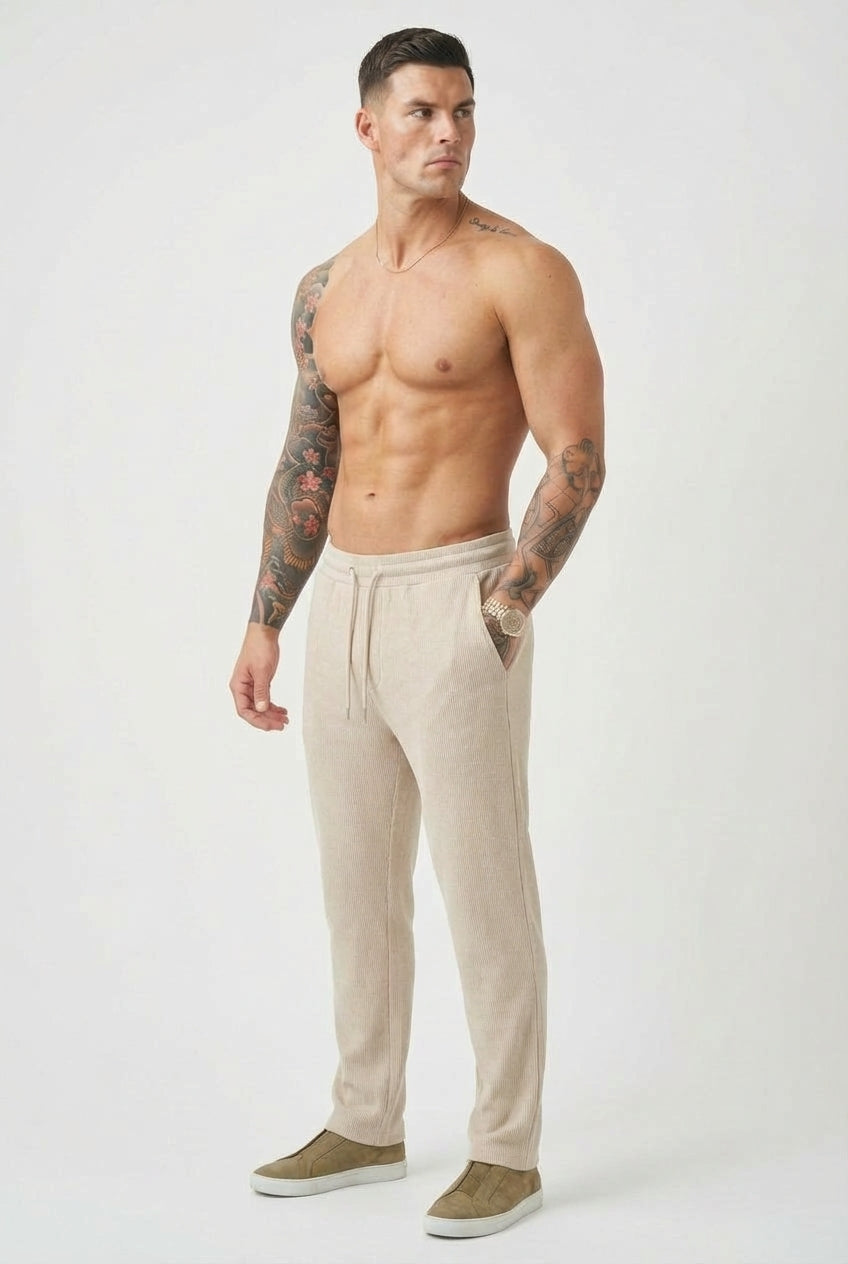 Pantaloni Tricot Relaxati Monaco