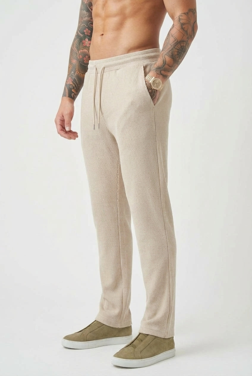 Pantaloni Tricot Relaxati Monaco