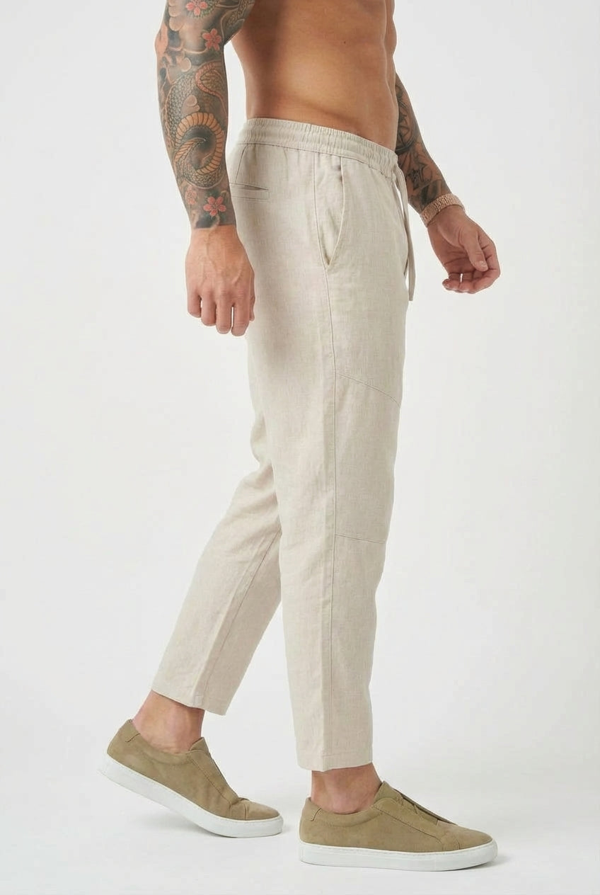Pantaloni in Lino di Kyoto