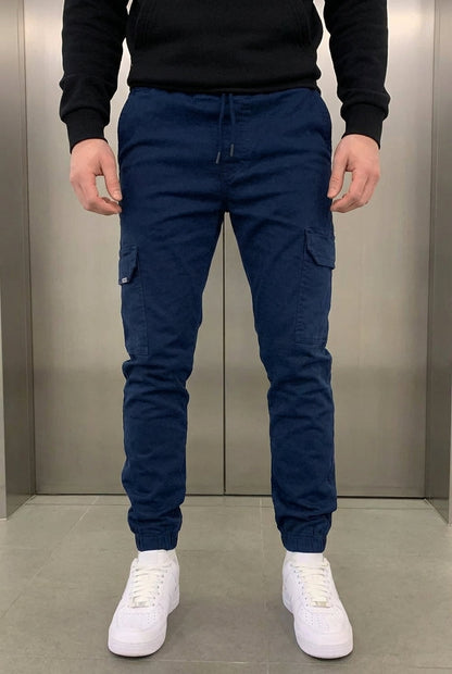 Jogger Cargo - Blu