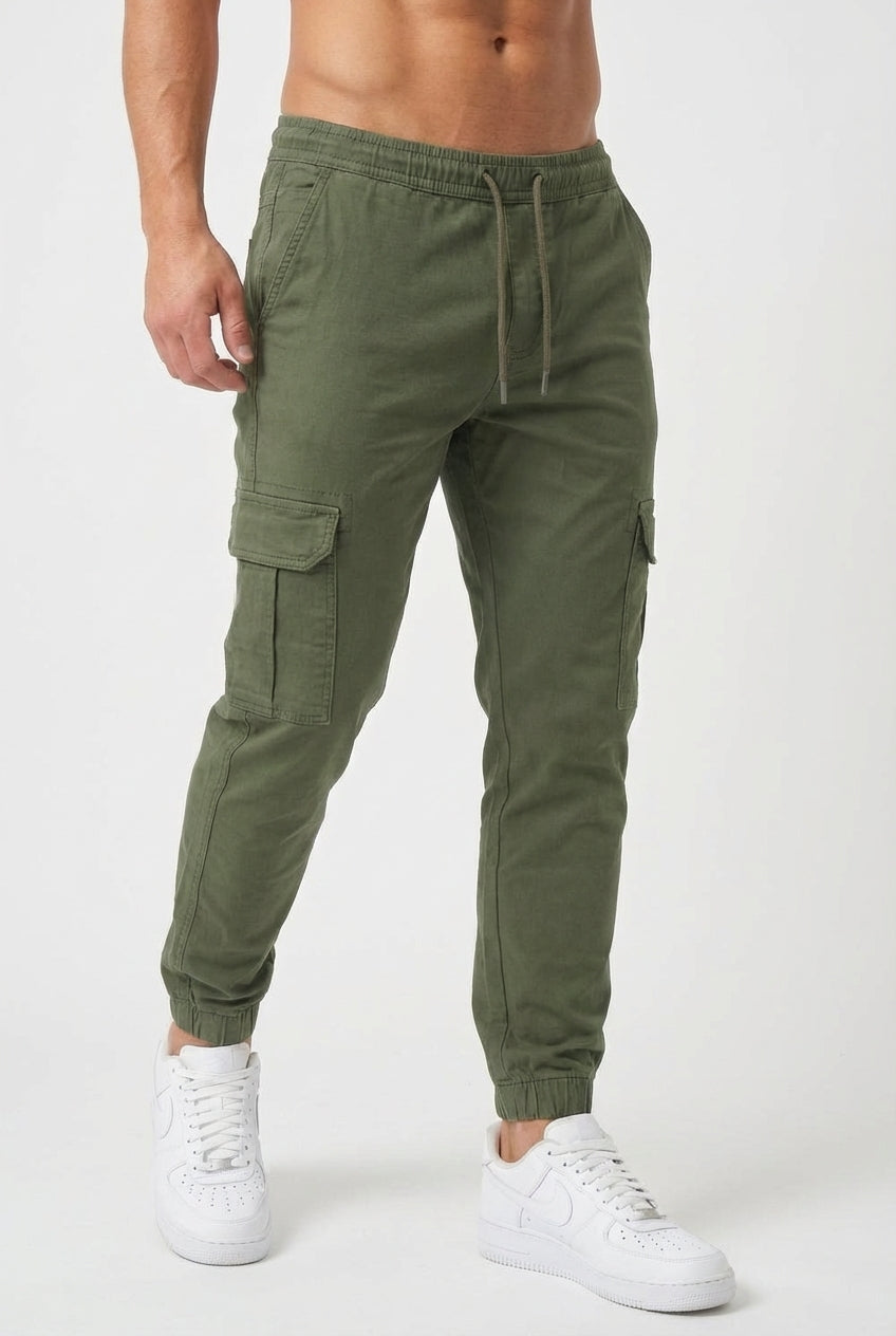 Jogger Cargo - Verde Militare