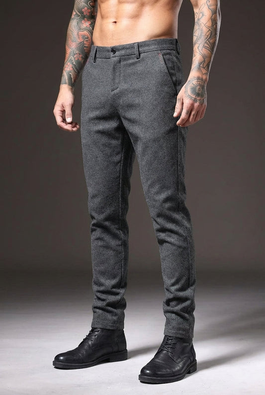 Pantaloni Slim Fit Luca - Grigio Chiaro