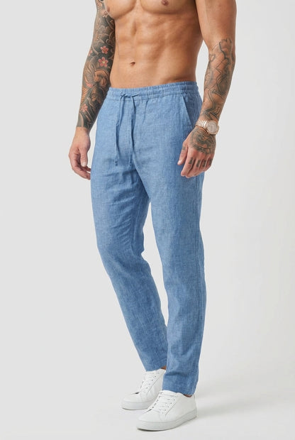Pantaloni in Lino Coastal Ease