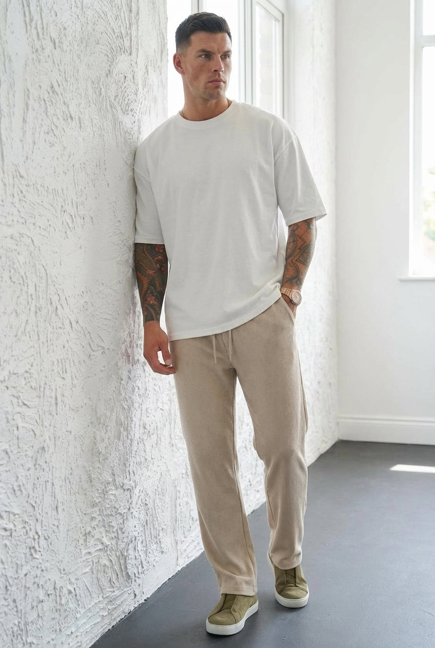 Pantaloni Tricot Relaxati Monaco