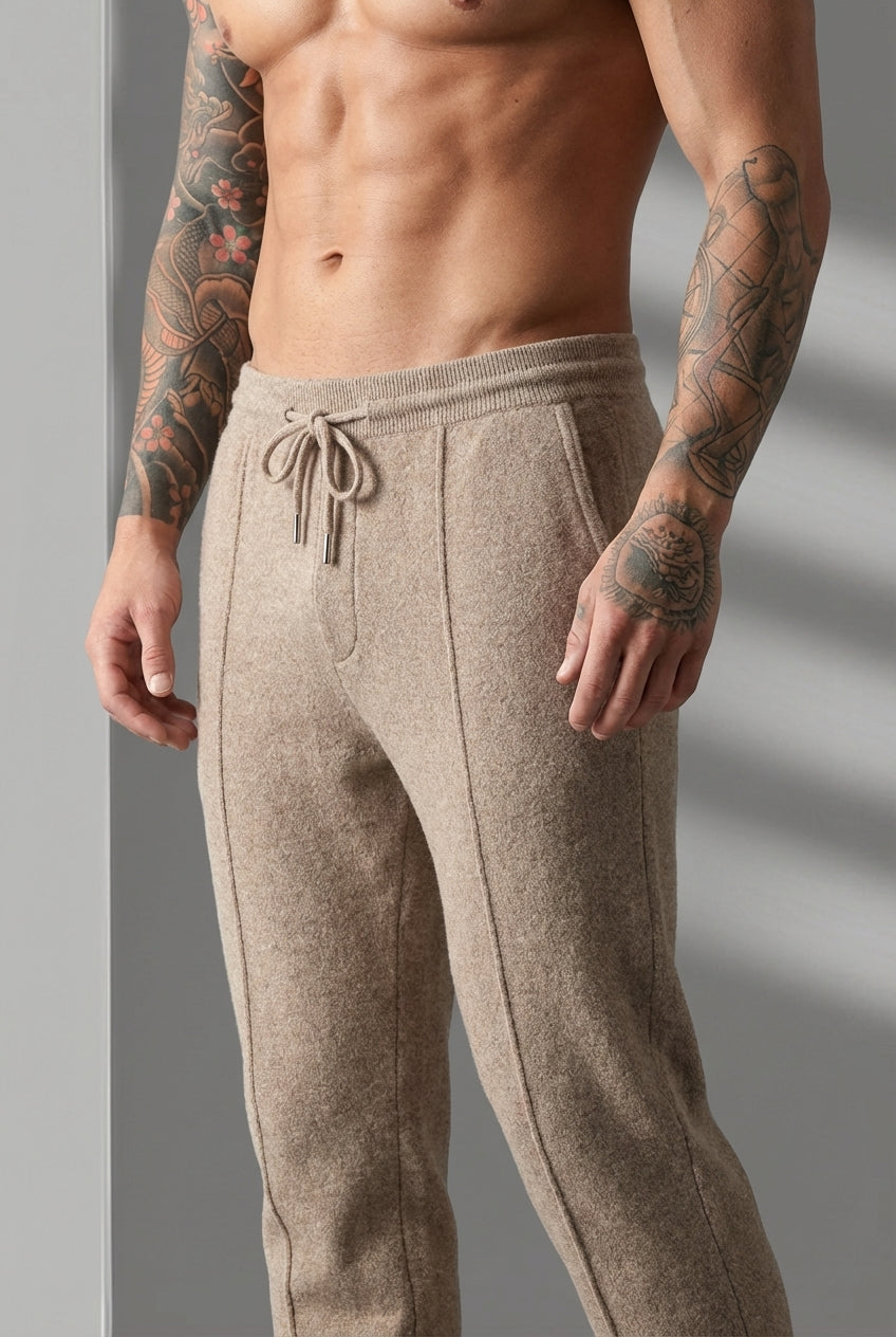 Pantaloni Merino Cloud - Beige