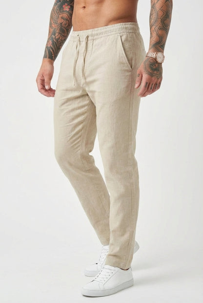 Pantaloni in Lino Coastal Ease