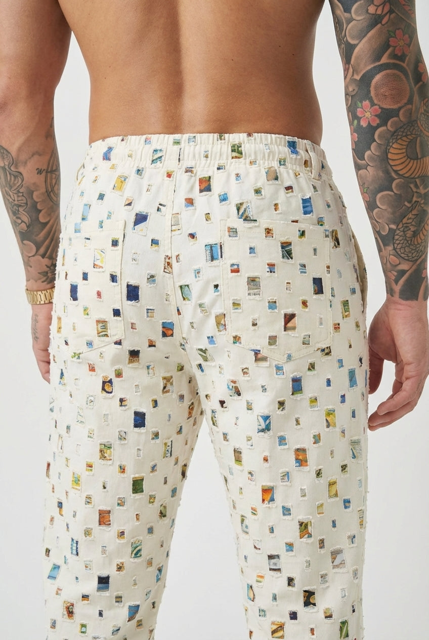 Pantaloni Mosaico